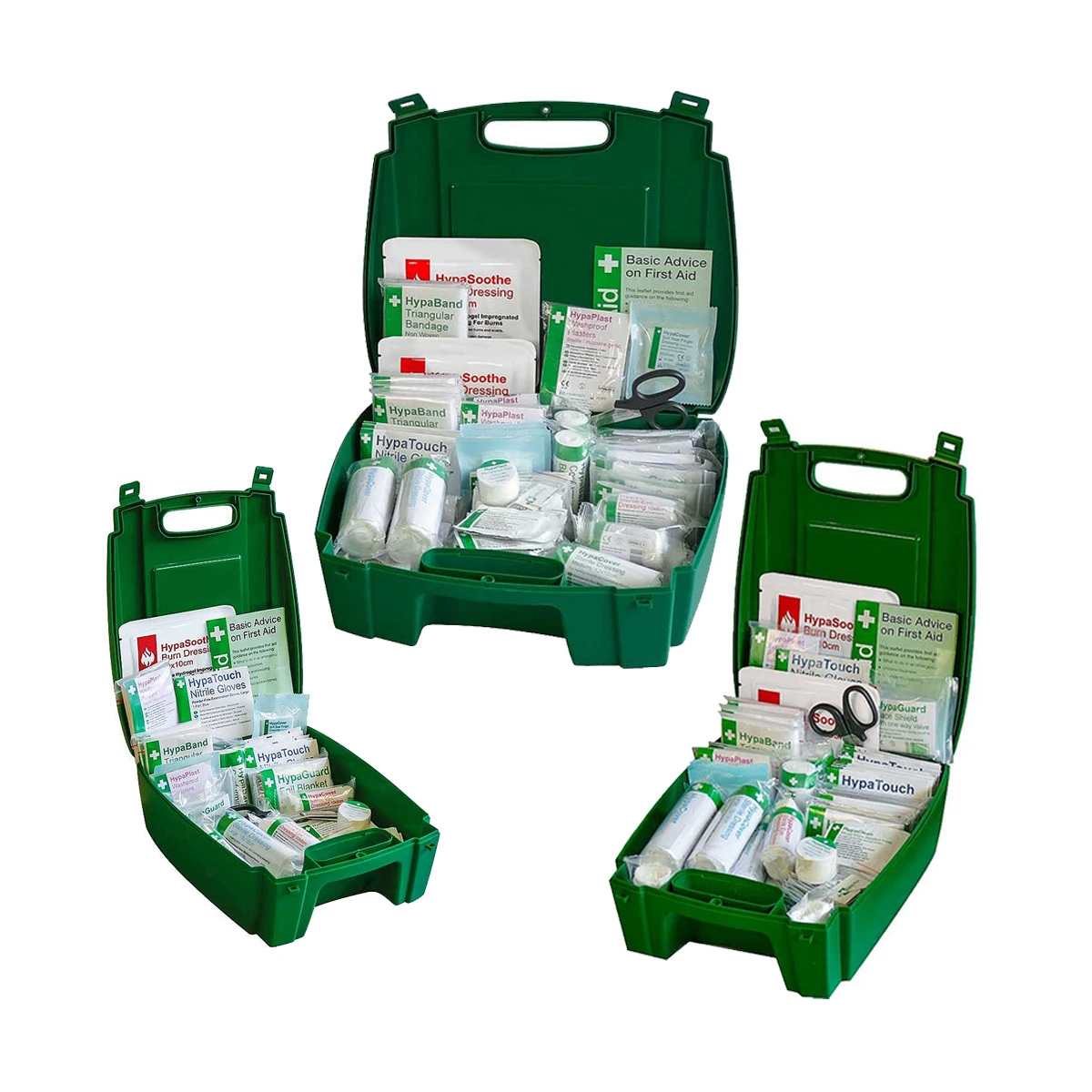 related product evolution-british-standard-compliant-workplace-first-aid-kit-in-green-case-(large)