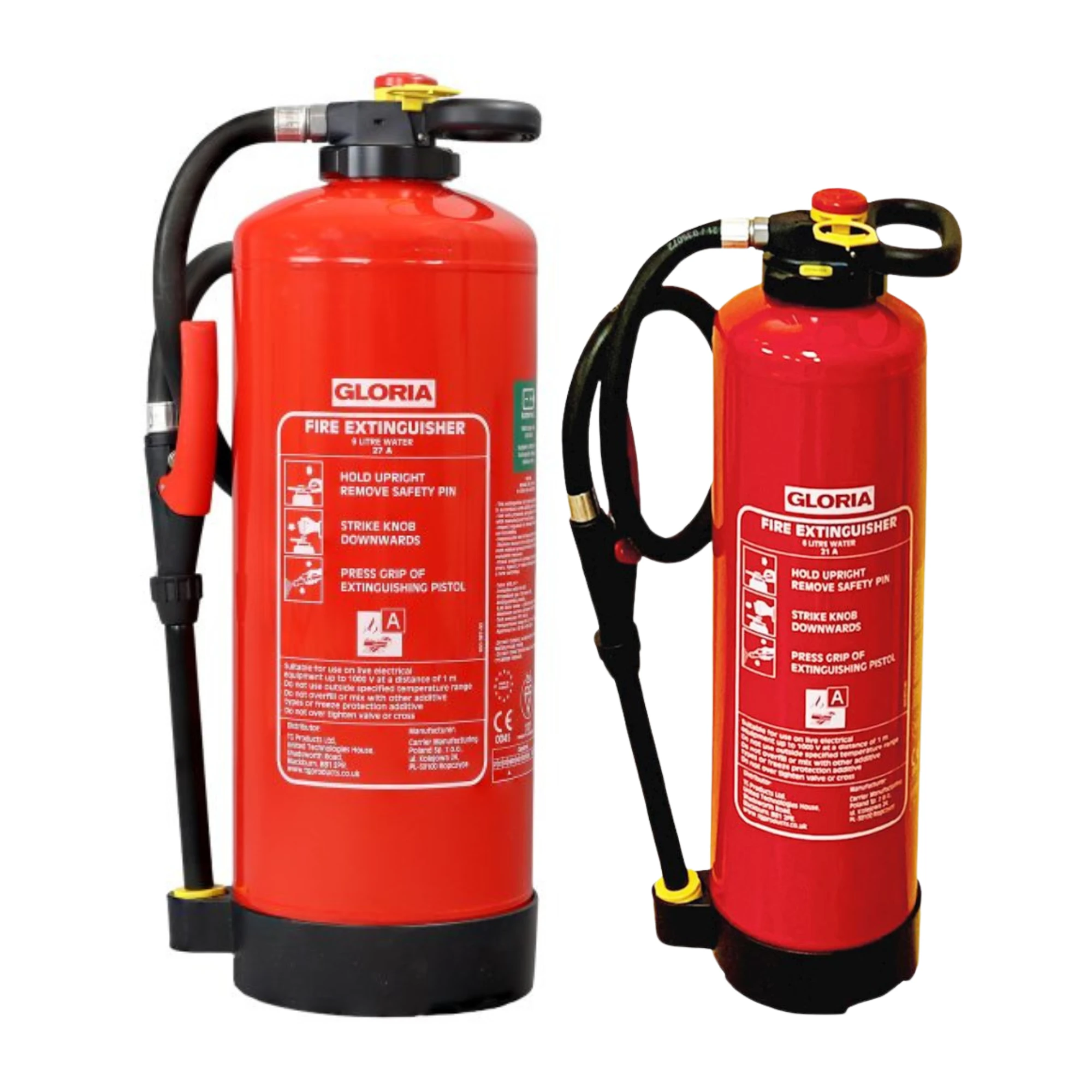 Gloria WKL Pro Lithium Battery Water Fire Extinguisher-cards
